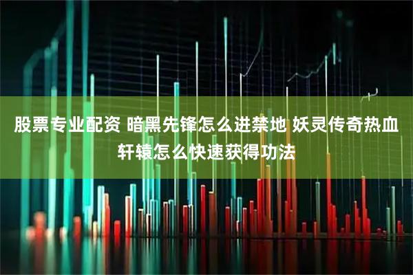 股票专业配资 暗黑先锋怎么进禁地 妖灵传奇热血轩辕怎么快速获得功法